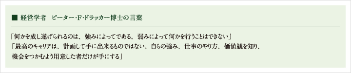 経営学者 ピーター・F・ドラッカー博士の言葉